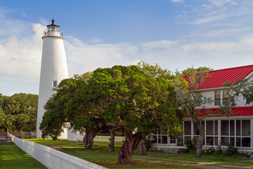 Ocracoke Lighthouse - Outer Banks North Carolina © Kenneth Keifer