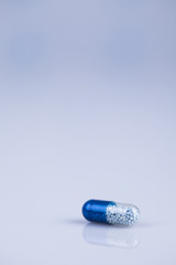 Healthy, Close up of Pills, Tablets, Capsule, Medical background