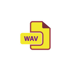 WAV Icon Vector