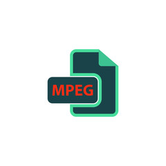 MPEG Icon Vector