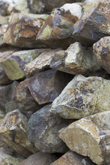 wild marble cobblestones background close-up stone