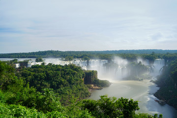 The most stunning view point of Iguazu Waterfall, Foz do Iguazu,
