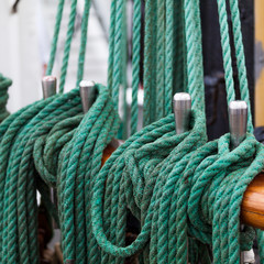 rope on boat