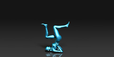 The Shoulder Stand Yoga Pose