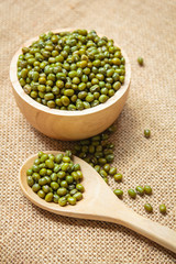 Mung bean seeds.