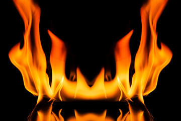 Fire flames