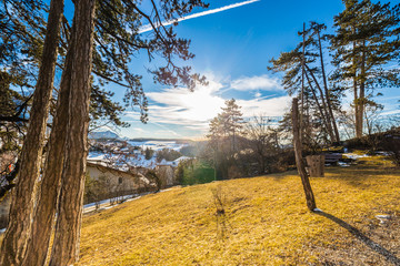 winter Alpine landscape