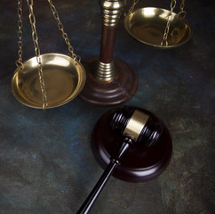 Fototapeta na wymiar Court gavel,Law theme, mallet of judge