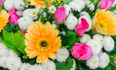 Beautiful flowers  for valentines and wedding scene