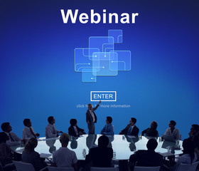 Webinar Online Internet Website Web Page Concept