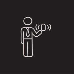 Mobility sketch icon.