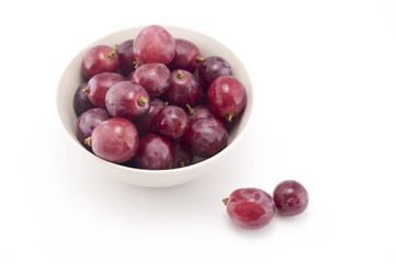 Red grapes