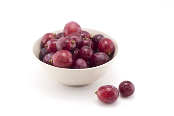 Red grapes