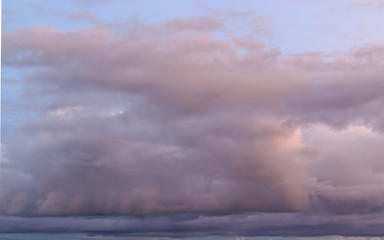 Obraz premium Colored evening sky