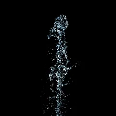 Zelfklevend Fotobehang splash of ink isolated on black background. beautiful splash of wine close-up.   water splash. oil splash. water spray with drops isolated. © anuj88chawla