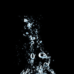  water bubbles splash black background. splash of ink isolated on black background. beautiful splash of wine close-up.   water splash. oil splash. water spray with drops isolated.