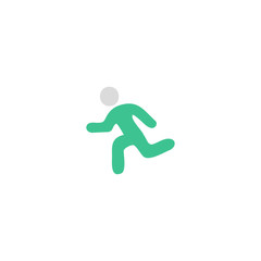 Run Icon Vector