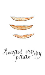 Roasted crispy potato