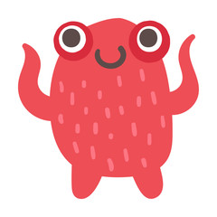 Cute monsters vector character.