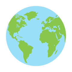 Fototapeta na wymiar Globe earth icon vector