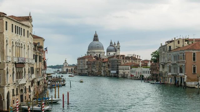 Grand Canal, Venice, Italy, 4K Time lapse