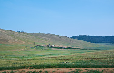 vast steppes Olkhon island