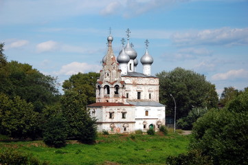 Vologda, Russia. Church of St. John Chrysostom. The churh was built in XVII century