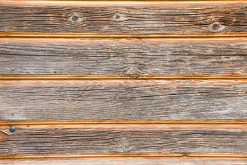 Fototapeta premium Wooden background with horizontal lines.