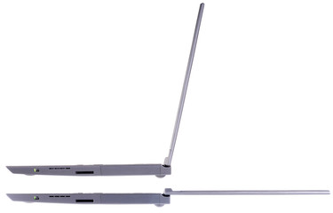 Laptop side views set