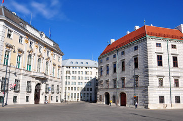 Fototapeta na wymiar Hofburg in Wien 