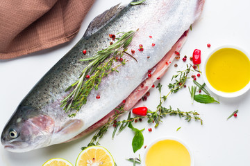 fish with rosemary and lime.