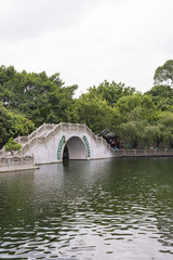 Fototapeta na wymiar Chinese garden Architecture