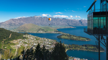 Paragliding over The Queenstown
