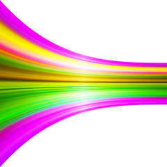 Abstract composition with the colors of the Rainbow 