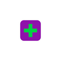 Fototapeta premium Hospital Icon Vector