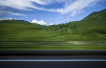  Landscape flowing