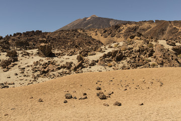 Fototapeta na wymiar Vista al Volcán Teide, Tenerife, Islas Canarias