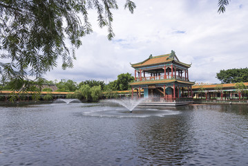 Obraz premium Chinese garden Architecture