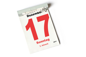 17. Dezember 2017  3. Advent