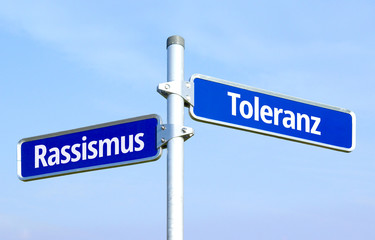 Obraz premium Rassismus - Toleranz