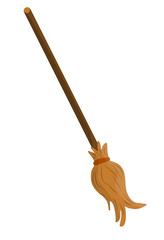 halloween creepy scary witches broomstick vector symbol icon des