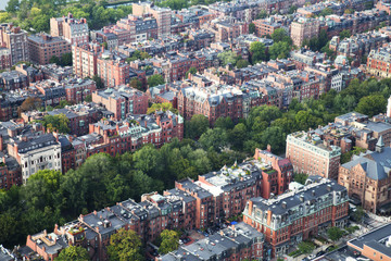 Fototapeta na wymiar Boston Aerial View