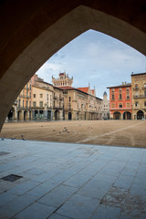 Fototapeta premium Plaça del mercat, Vic