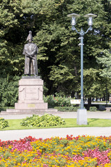 Obraz premium Monument to Barclay-de-Tolly in Riga.