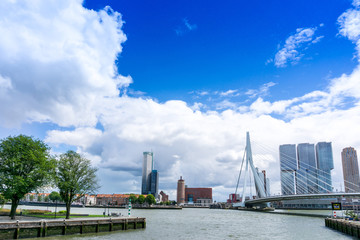 ROTTERDAM, Netherlands - August 10 : Street view of Port of Rott