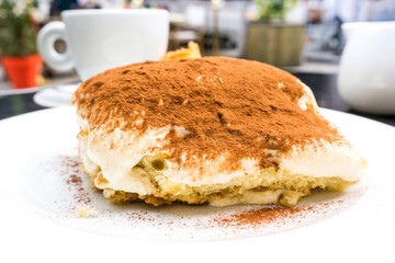 Classical Dessert homemade Tiramisu Cake