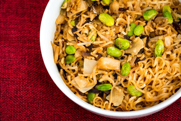 fried noodle asian food on the table