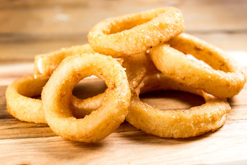 Fast food Homemade Crunchy Fried onion rings