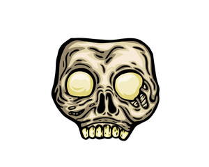 Scary Halloween Costume Mask - Skull