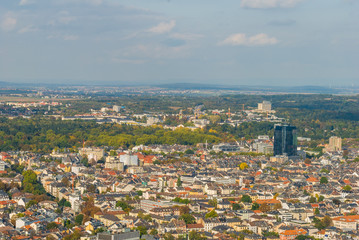 Frankfurt from above, Germany